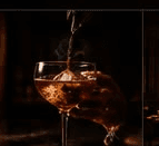 Cocktail being poured tableside